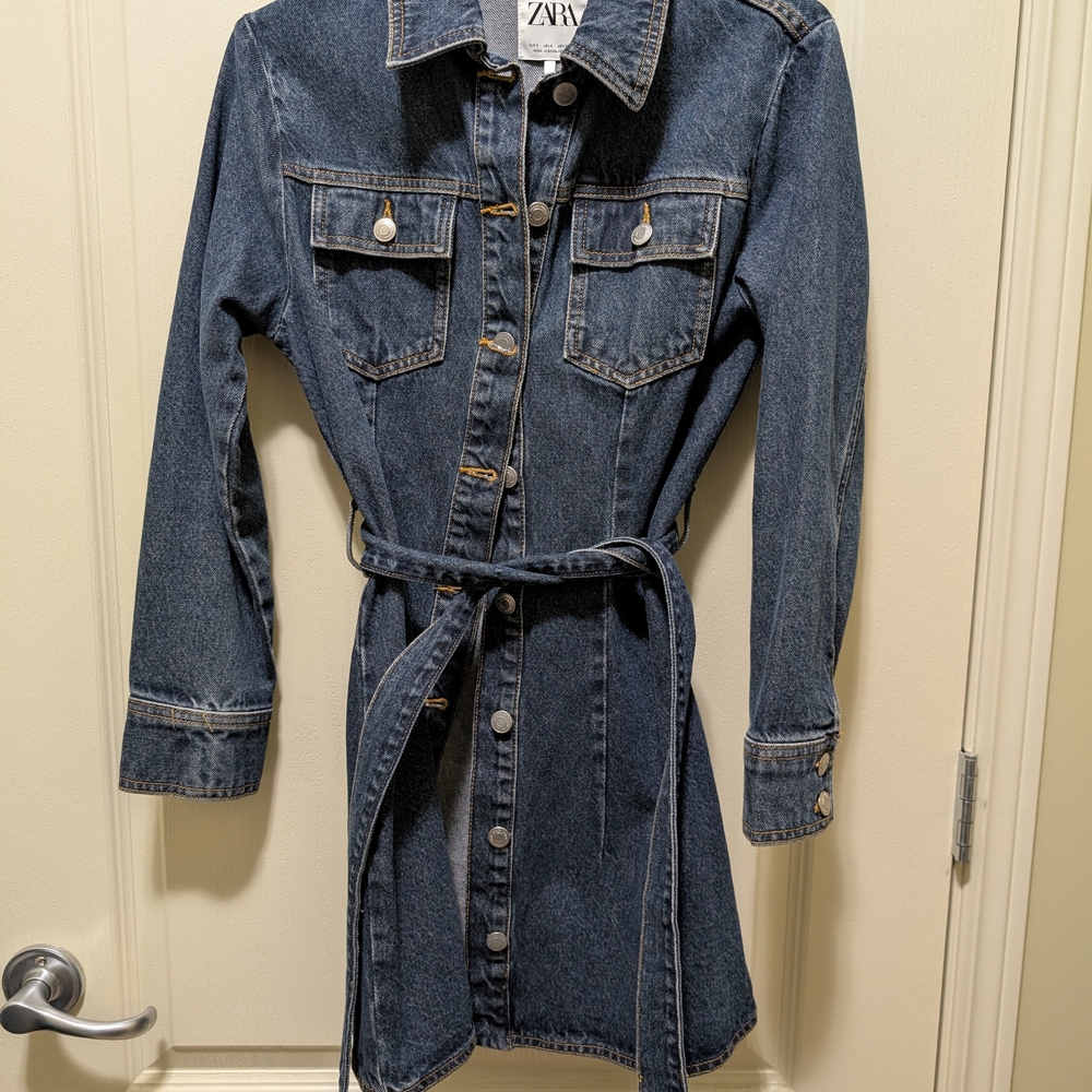 Zara Blue Denim Jacket